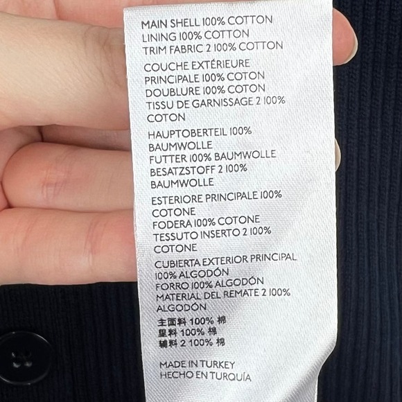 Maeve by Anthropologie Plaid Puff Sleeve Mini Ribbed Sweater Dress Size Small - Picture 7 of 7